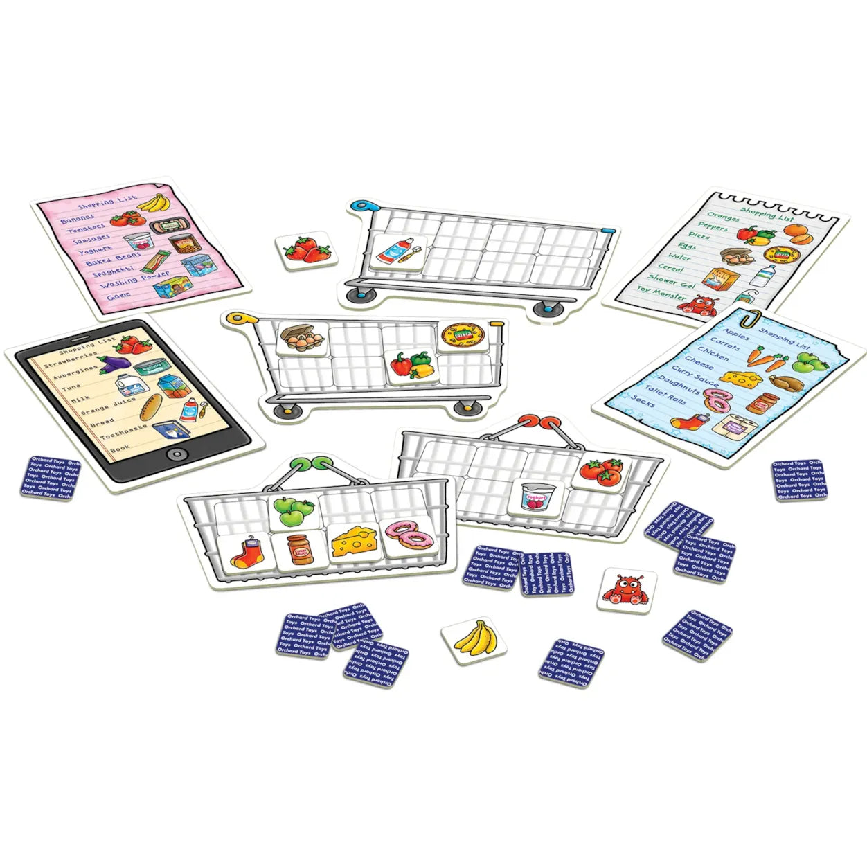 Shopping List Memory Game 購物清單配對及記憶遊戲