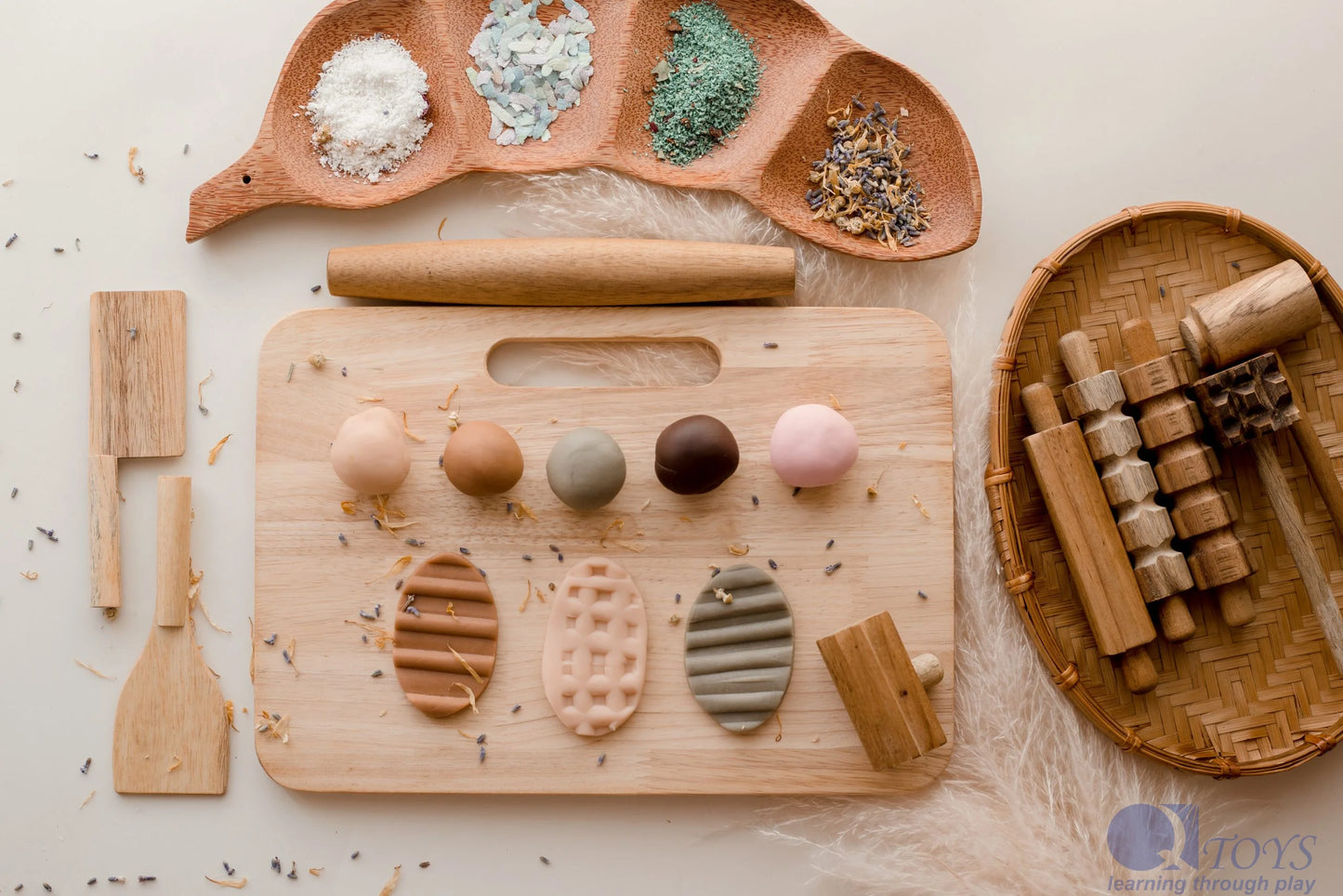 Wooden Playdough Kit
