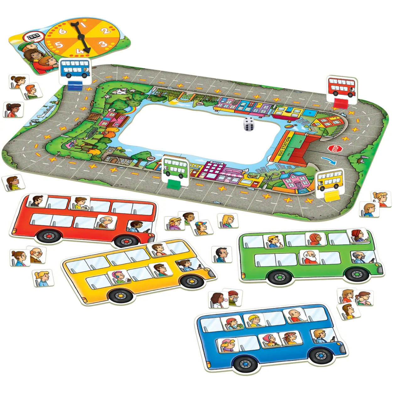 Bus Stop Addition and Subtraction Game 巴士上落客加減算法遊戲