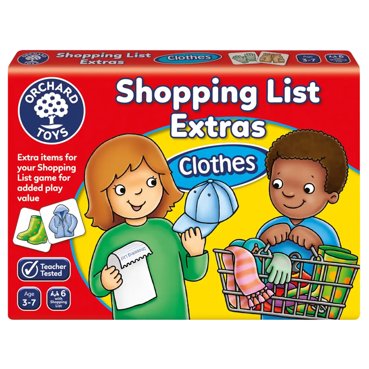 Shopping List Extras - Clothes Memory Game
