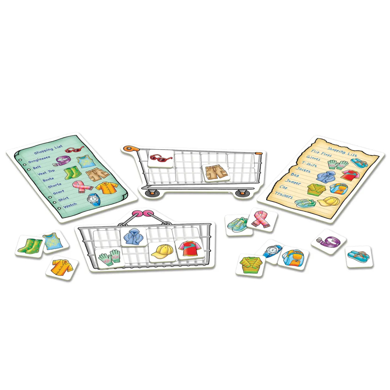 Shopping List Extras - Clothes Memory Game