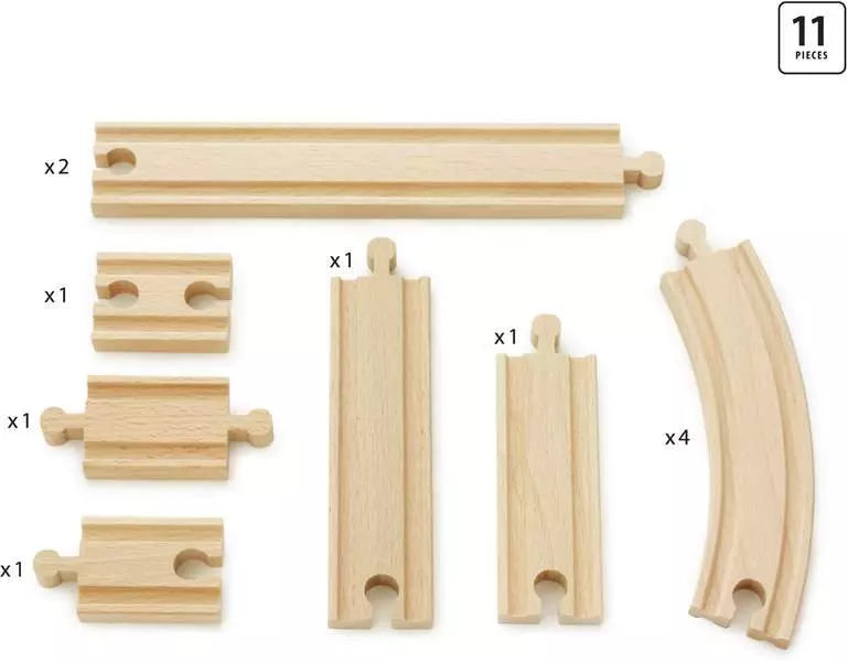 Train Tracks Expansion Pack Beginner (11 pieces)