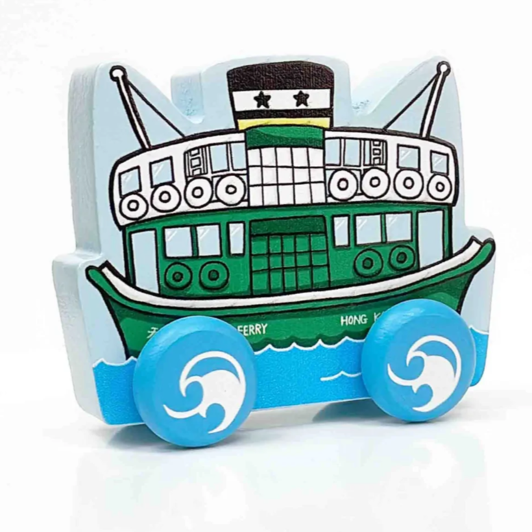 HONG KONG WOODEN PUSH-ALONG TOYS