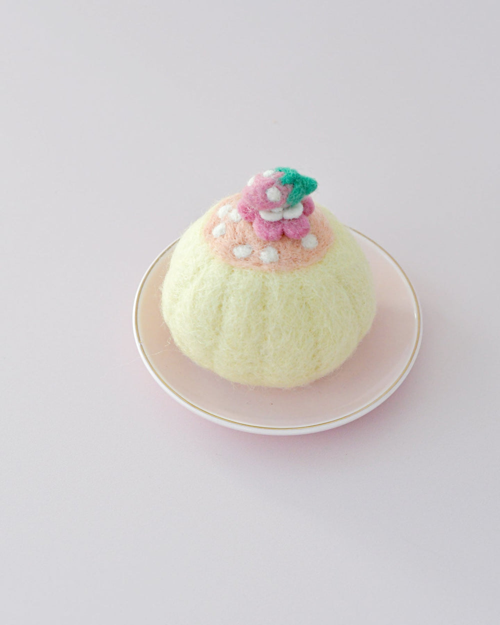 Felt Pink Strawberry Bundt Cake