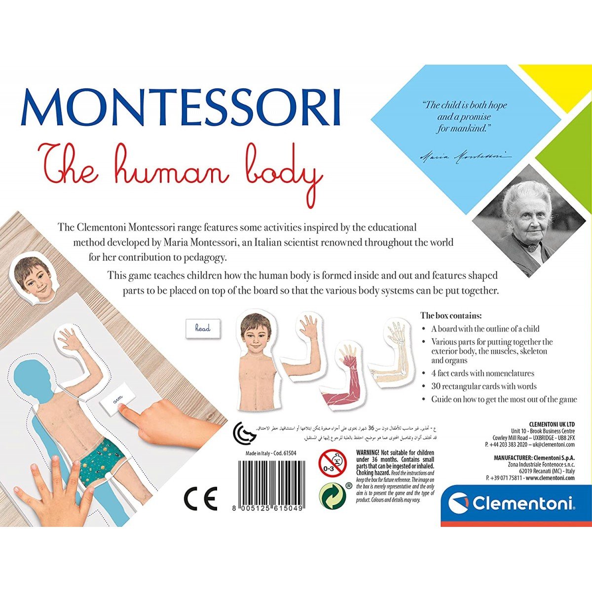 Montessori Human Body Jigsaw Puzzle