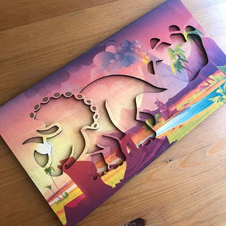 Sensory Tray (Triceratops)