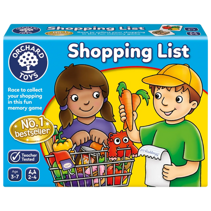 Shopping List Memory Game Shopping List Matching and Memory Game 