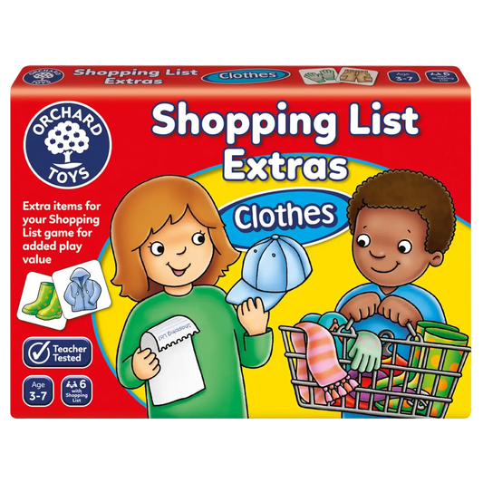 Shopping List Extras - Clothes Memory Game