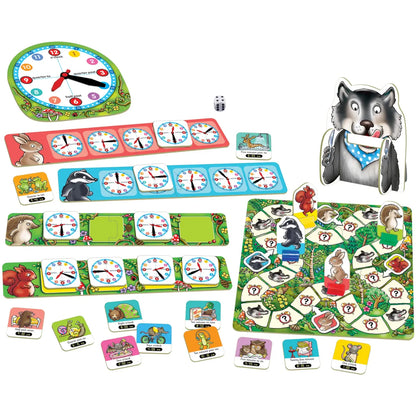 What's the Time, Mr Wolf Time Telling Game Mr. Fox How Many Digital Clock Learning Game