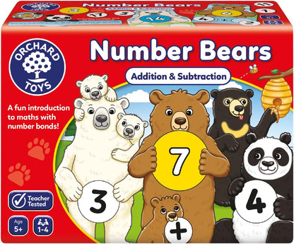Number Bears Addition and Subtraction Game