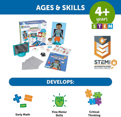 Learning Resources Skill Builders! Human Body Activity Set
