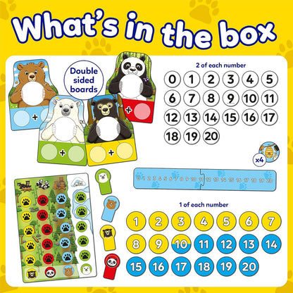 Number Bears Addition and Subtraction Game