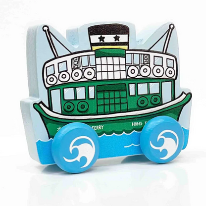 HONG KONG WOODEN PUSH-ALONG TOYS