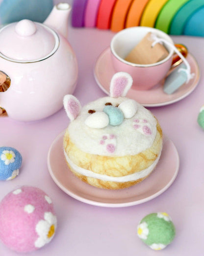 Felt Rabbit Bunny Doughnut