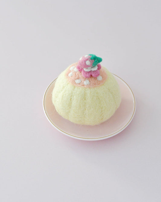 Felt Pink Strawberry Bundt Cake