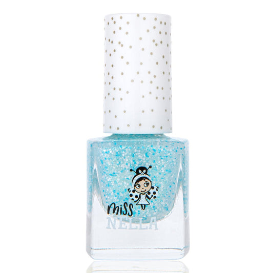 Once Upon A Time: Light Blue Fine Glitter Peel Off Nail Polish
