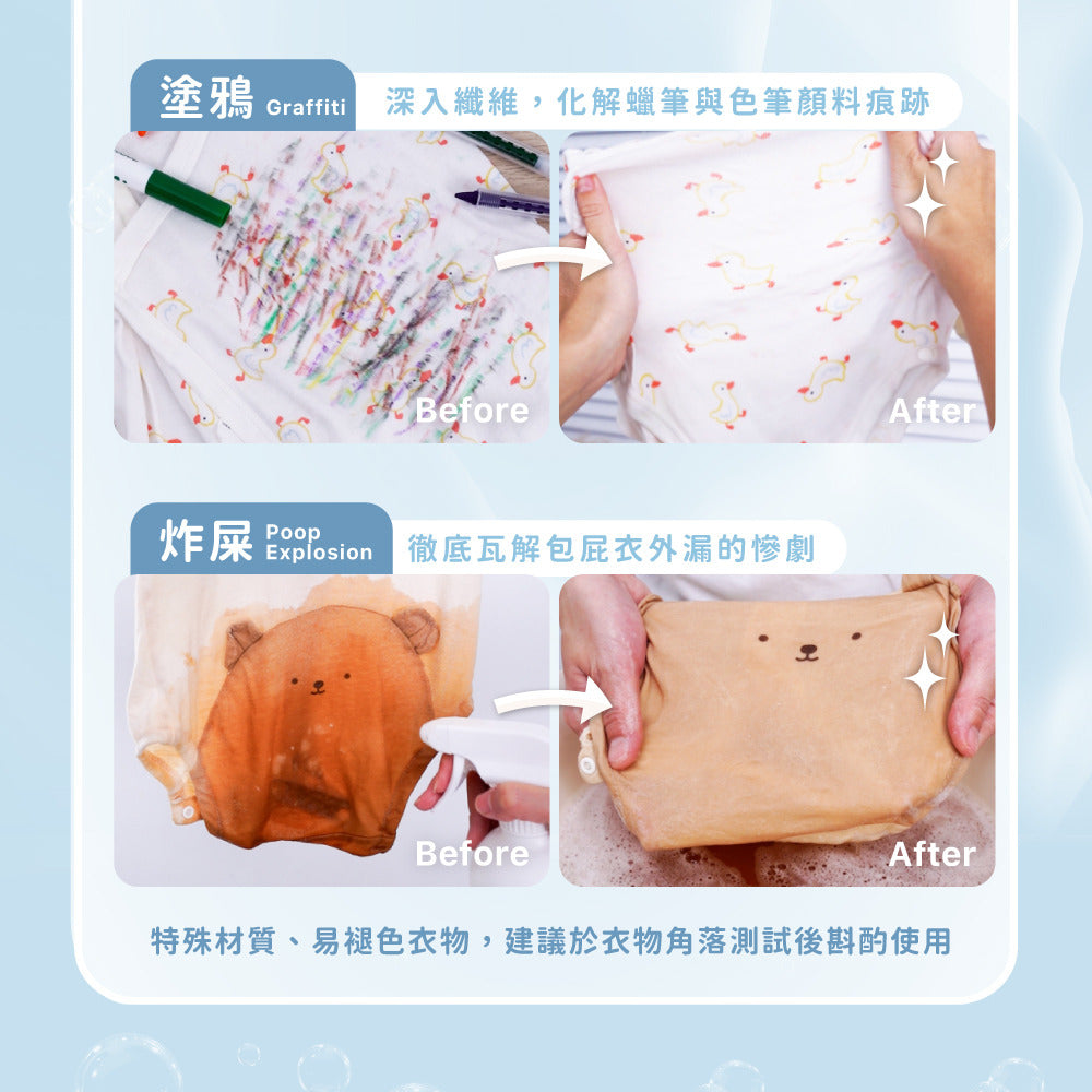 【mamayo】台灣製衣物去漬噴霧-幼兒專用400ml