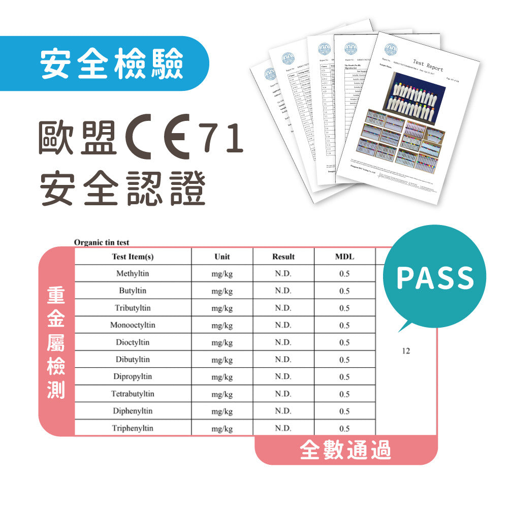 【mamayo】無毒點點筆-迷你12色組(附塗鴉紙，25ml/色)