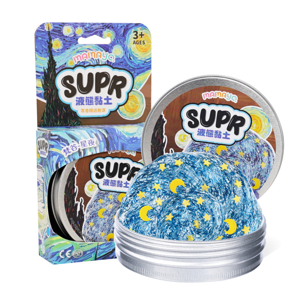 【mamayo】液態黏土奇幻系列-梵谷星夜