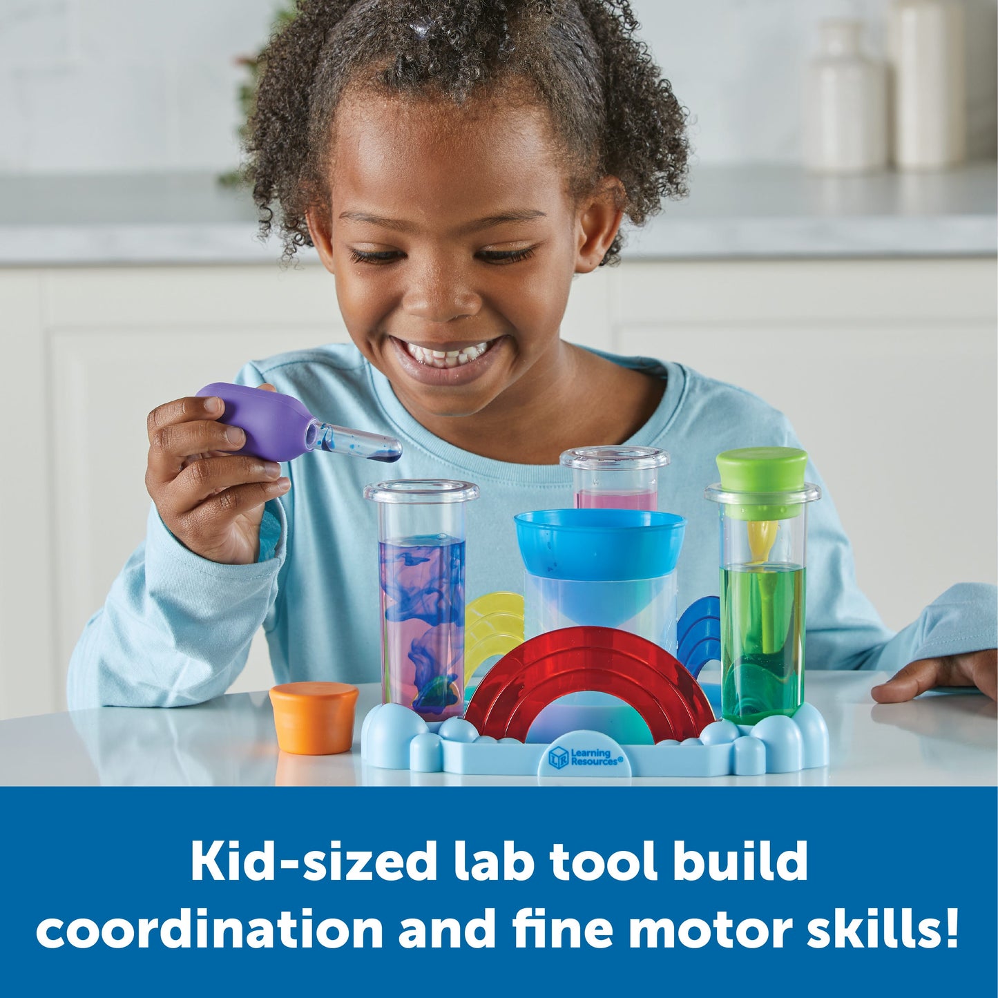 Rainbow Reactions Preschool Science Lab