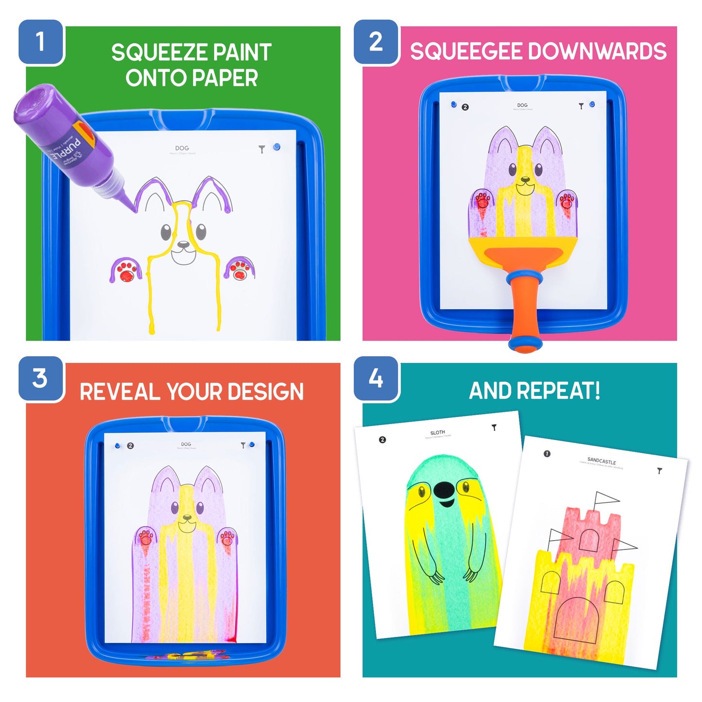 Squeegee Art Kit
