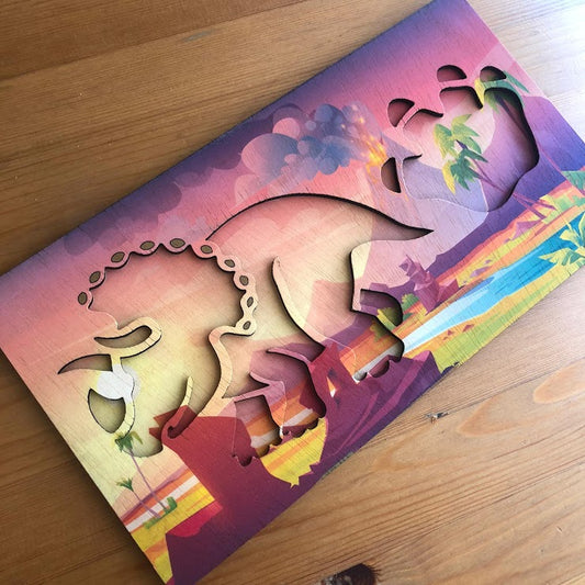 Sensory Tray (Triceratops)