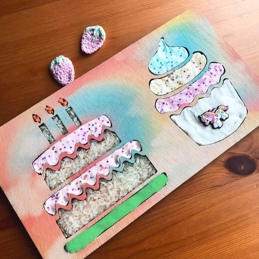 Sensory Tray (Cakes)
